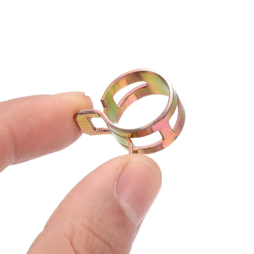 5-16mm Car & Truck Spring Clips Fuel Oil Water Hose Clip Pipe Tube Clamp Fastener Cooling Systems Parts Accessories 10Pcs/Lot