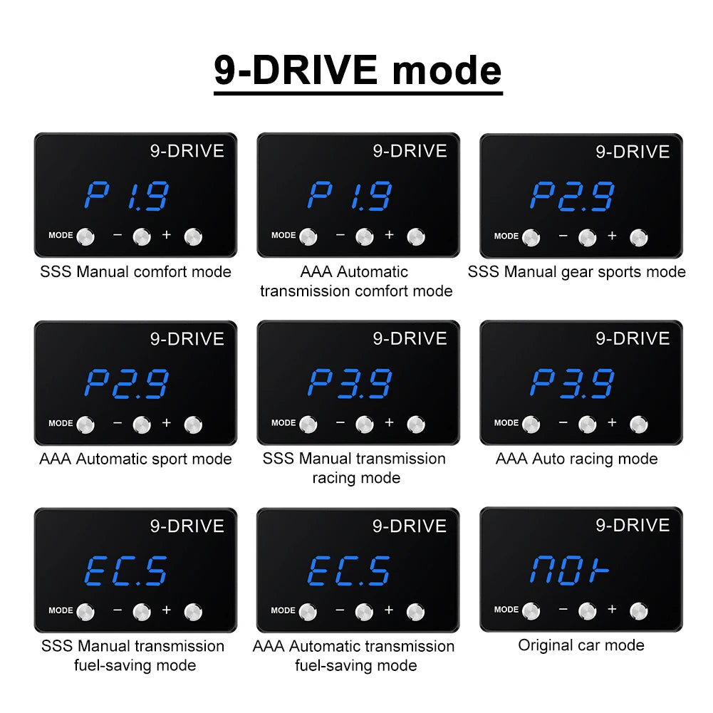 9 Drive Electronic Throttle Controller Pedal Accelerator Car Accessories For Infiniti G35 G37 FX35 FX50 etc