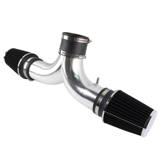 For 99-04 JEEP Grand Cherokee 4.7L V8 Dual Twin Cold Air Intake Kit + Filter For 00-02 Dodge Durango with 3.7L V6/4.7L V8