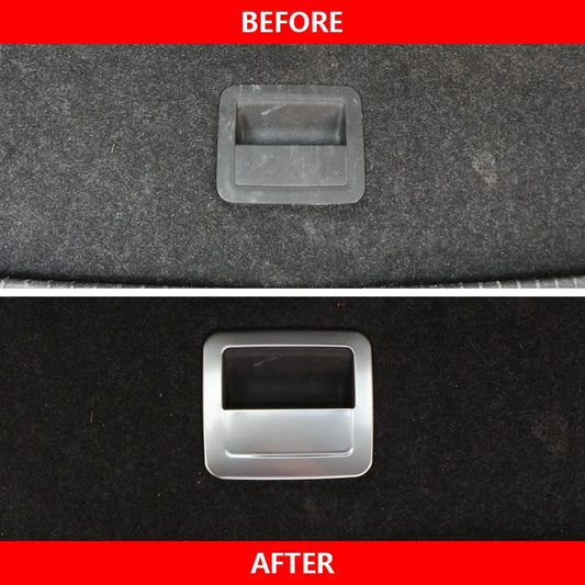 Car Trunk Inner Handle Cover for Volkswagen VW T-roc Troc 2017 - 2024 Stainless Steel Decoration Sticker Trim Accessories