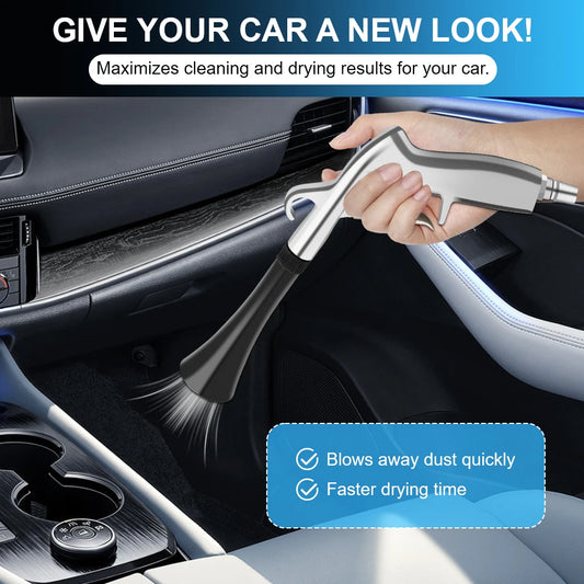 Dry Cleaning Dust Blowing JP Type High Pressure Auto Accessories Car Wash Gun Interior Detailing Cleaning Tool Tornador Air Blow