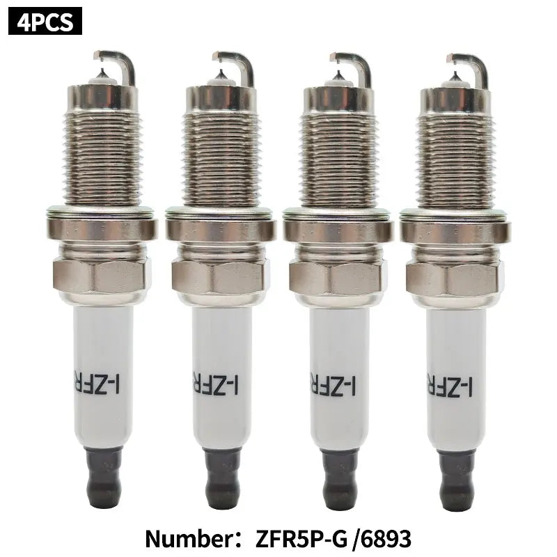 101 905 601B Candles Replace ZFR5P-G/6893 Dual Iridium Spark Plugs For Sagitar/Magotan/Jingrui/POLO/Bora/Golf/Mingrui