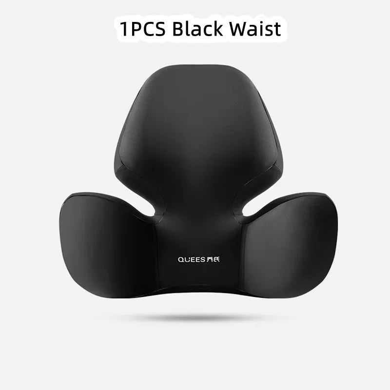 Update Car Lumbar Support Pillow Auto Neck Pillow Waist Support Removable Washable Backrest Universal Vehicle Cushion