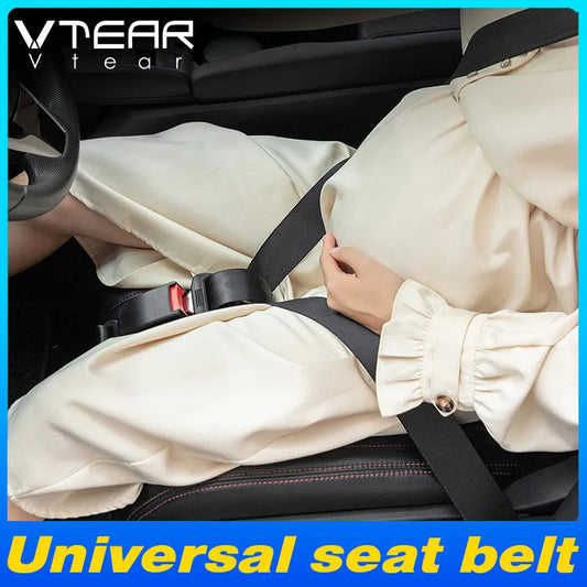 Vtear Universal Car Safety Belts Protection Interior For Pregnant Women Driving Anti-Collision Decoration Modified Accessories