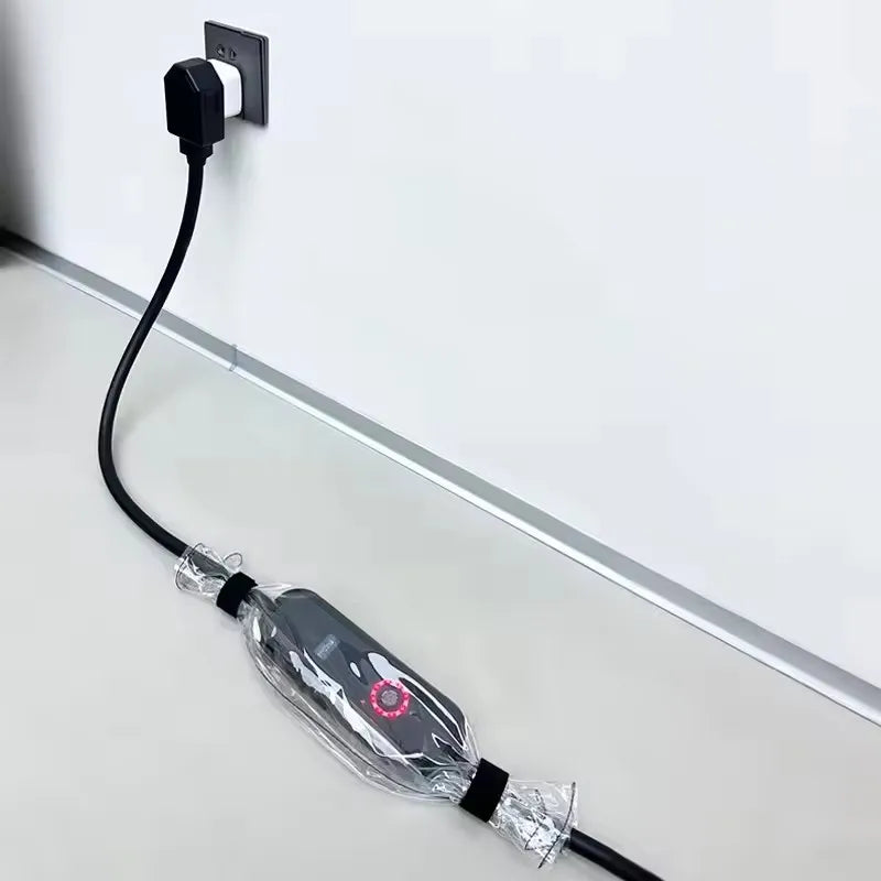 Waterproof Charger Rain Cover Electric Car Dustproof Control Box Waterproof Bag Plug Row Motor Vehicle Plug Protector Outdoor