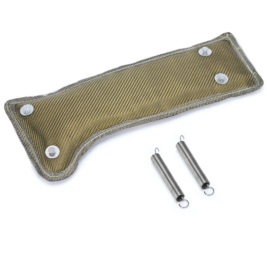 Free Shipping Turbo Heat Shield /Turbocharger Blanket WRAP+SPRING FOR Subaru WRX PQY-2306