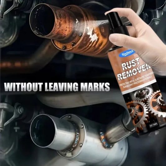 Heavy-Duty Metal Rust Remover Lubricant Spray - Multi-Purpose Brake & Chain Degreaser, Friction-Reducing Formula with Corrosion