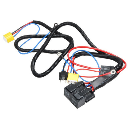 Car Headlight Brightening Wire Harness Halogen Lamp H4 Car Light Wire Set Modified Brightener Led Cross-Border Low Beam and High Beam