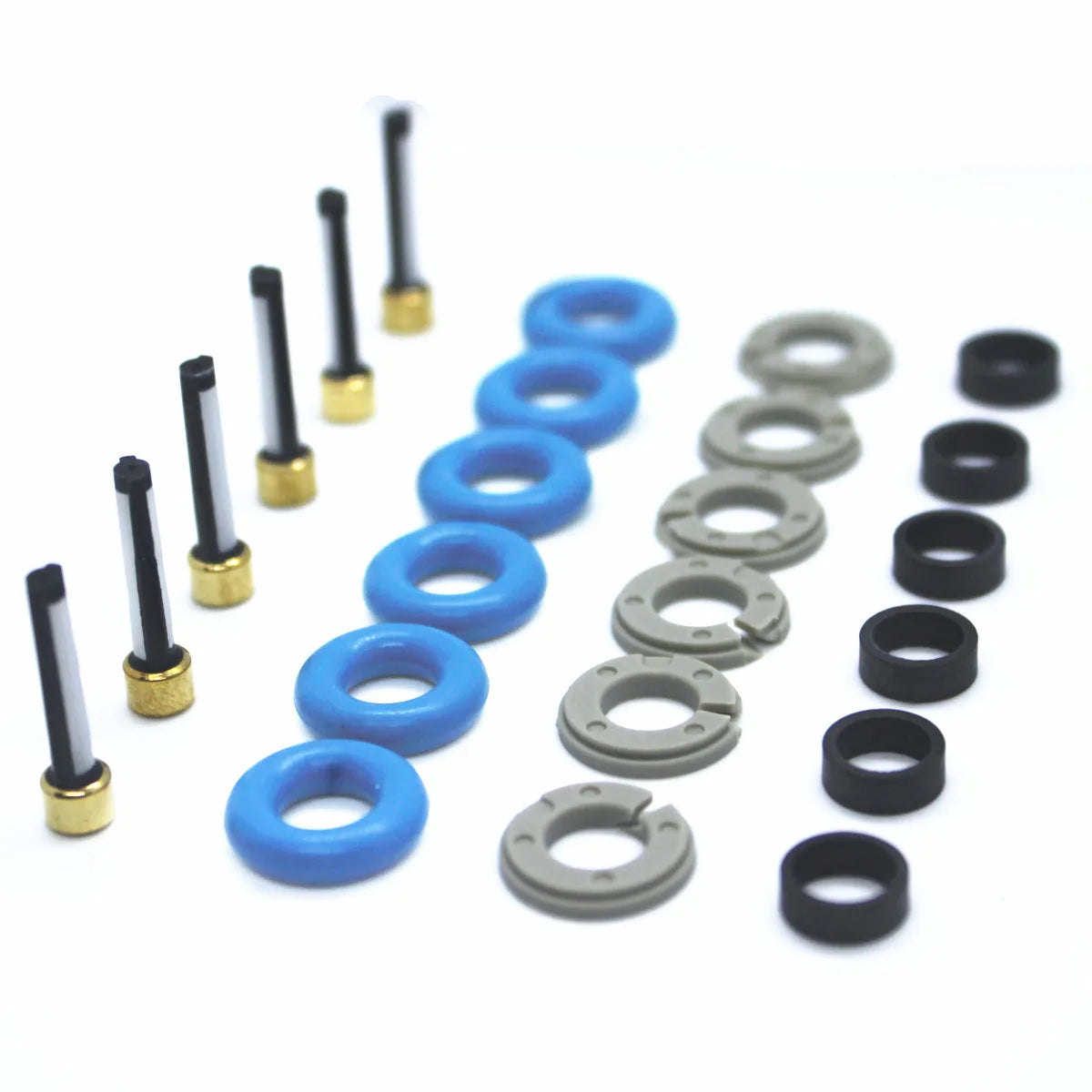 6Sets GDI Fuel Injector Repair Kits For Hyundai Kia 1.5 16V Engine  Part #35310-3CFA0 0261500096 for AY-RKG905