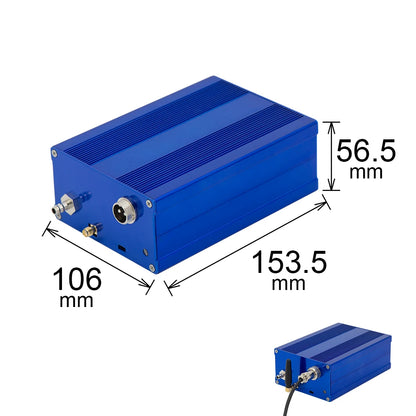 1 Set The exhaust valve comes with a vacuum pump controller box remote control of the exhaust valve actuator with memory