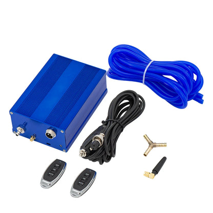 1 Set The exhaust valve comes with a vacuum pump controller box remote control of the exhaust valve actuator with memory