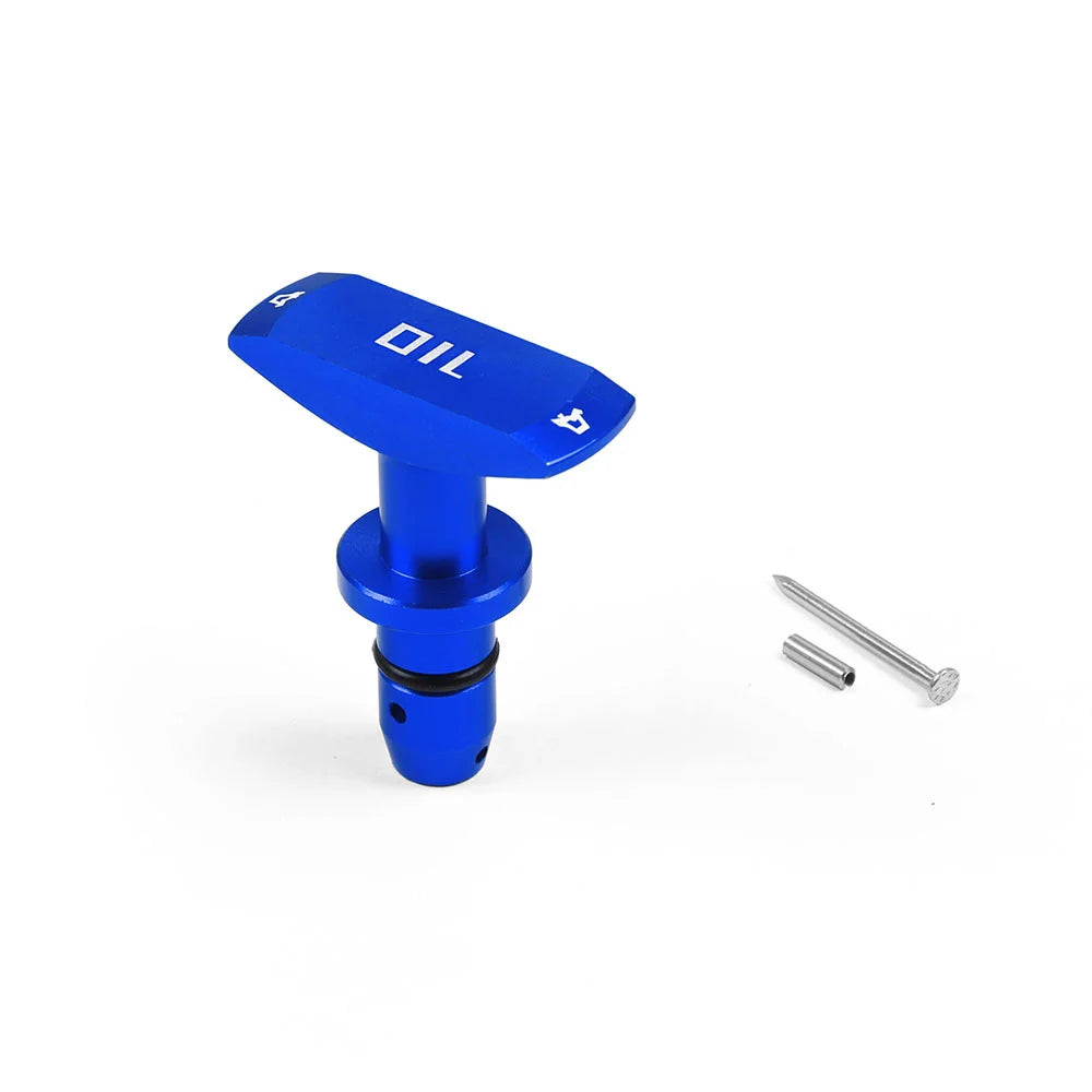Universal Car Oil Dipstick Pull Handle Engine Oil Pullhandle Aluminum Billet Auto Replacement Modification Decoration TT102191