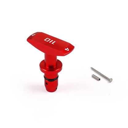 Universal Car Oil Dipstick Pull Handle Engine Oil Pullhandle Aluminum Billet Auto Replacement Modification Decoration TT102191