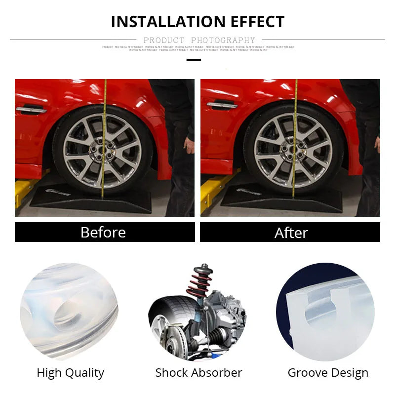SEAMETAL Car Buffer Shock Absorber Car Spring Buffers Coil Urethane Rubber Buffer For Cars Springs Cushion Buffering Auto Goods