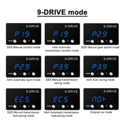 9 Drive Electronic Throttle Controller Pedal Accelerator Car Accessories For Infiniti G35 G37 FX35 FX50 etc