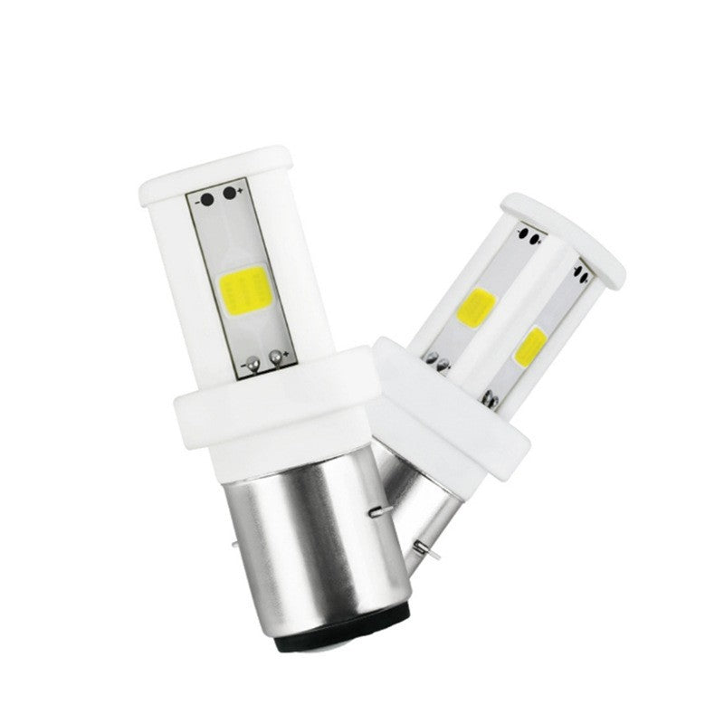 Tcyato Cross-Border Motorcycle Led Headlight High Brightness High and Low Beam Cob Led Headlight Ceramic Lamp Double Claw S2 Electric