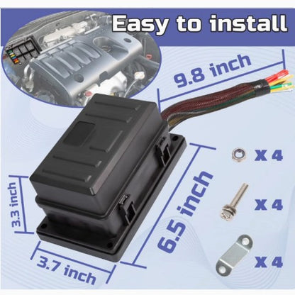 12V-24V waterproof relay box pre-wired fuse upgrade 6-way relay fuse box