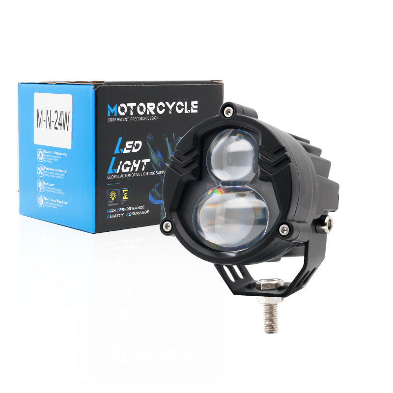Cross-Border Exclusive U30 Led Laser Fog Light High Beam Motorcycle External Spotlight Wrangler Auxiliary Headlight