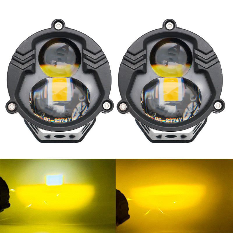 Cross-Border Exclusive U30 Led Laser Fog Light High Beam Motorcycle External Spotlight Wrangler Auxiliary Headlight