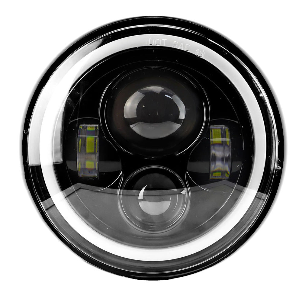 Car Led Headlights 7inch Wrangler Angel Eye Headlights Harley Motorcycle 60W Super Bright Headlights