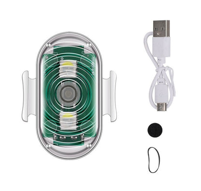 Cross-border new motorcycle electric vehicle night warning light wireless remote control aircraft light colorful anti-collision induction light