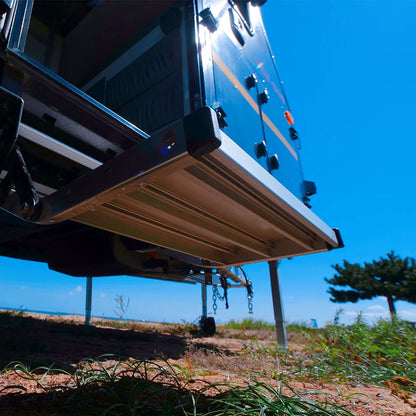 caravan Side Step Electric Electric Tailgate Pedals Automatic Electric Folding Steps for Rv Camper