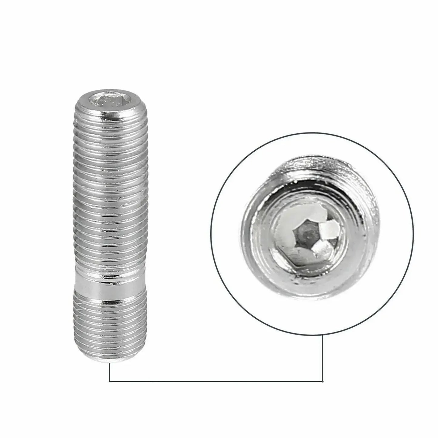 M12x1.25,M12x1.5,M14x1.25,M14x1.5 Extended Wheel Studs Conversion Tall Lug Bolts Screw Adapter Kit High Quality 1 Piece