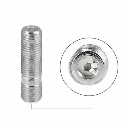 M12x1.25,M12x1.5,M14x1.25,M14x1.5 Extended Wheel Studs Conversion Tall Lug Bolts Screw Adapter Kit High Quality 1 Piece