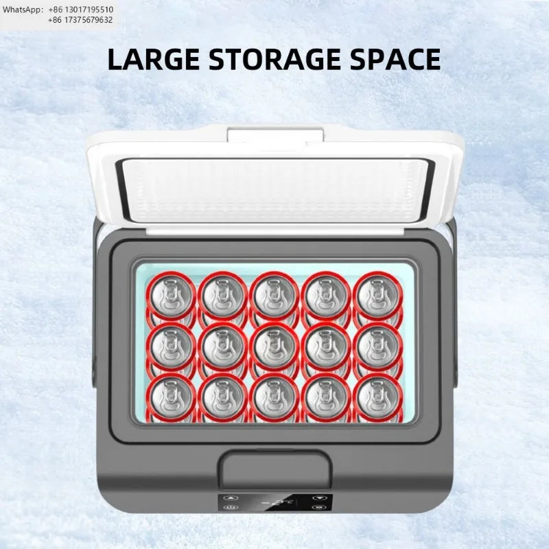 15L Small Car Refrigerator 24V12V Digital Display Portable Fridge Freezer for Vehicle 15L-B