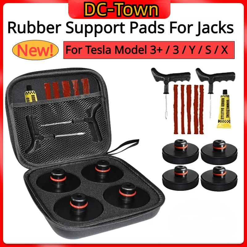 Jack Pad for Tesla Model 3/Y/S/X/3+ Juniper 2025 Rubber Lifting Jack Pad Adapter Tool Car Tire Repair Tools Accessories