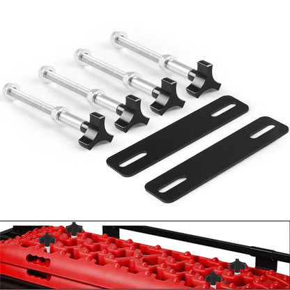 Off road roof luggage rack, roof frame, side border defense skateboard, anti trap plate, escape plate, fixing bracket kit