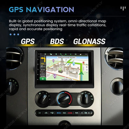 7inch GPS Screen Car Radio For Ford F150 F250 F350 Escape Explorer Edge E150 Mustang Multimedia Player Carplay Auto Smart System