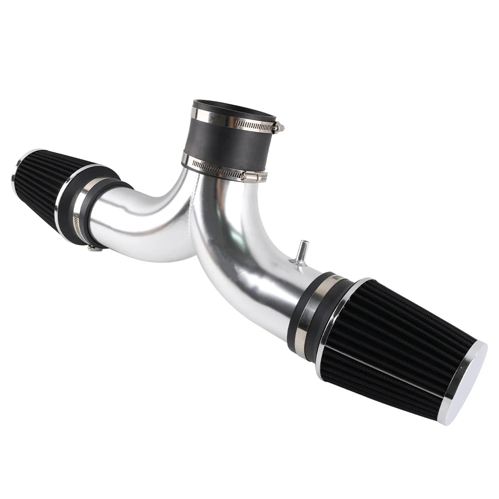 For 99-04 JEEP Grand Cherokee 4.7L V8 Dual Twin Cold Air Intake Kit + Filter For 00-02 Dodge Durango with 3.7L V6/4.7L V8