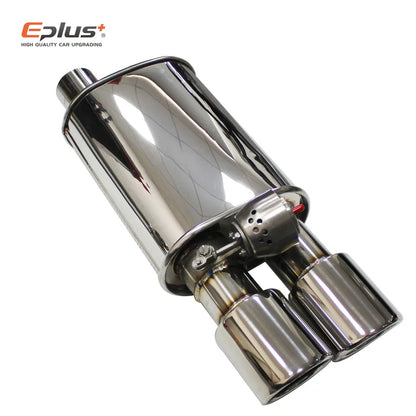 EPLUS 1 Pair Car Exhaust System Vacuum Valve Control Exhaust Pipe Muffler Kit Variable Sound Universal 51 63 76 MM With Nozzle