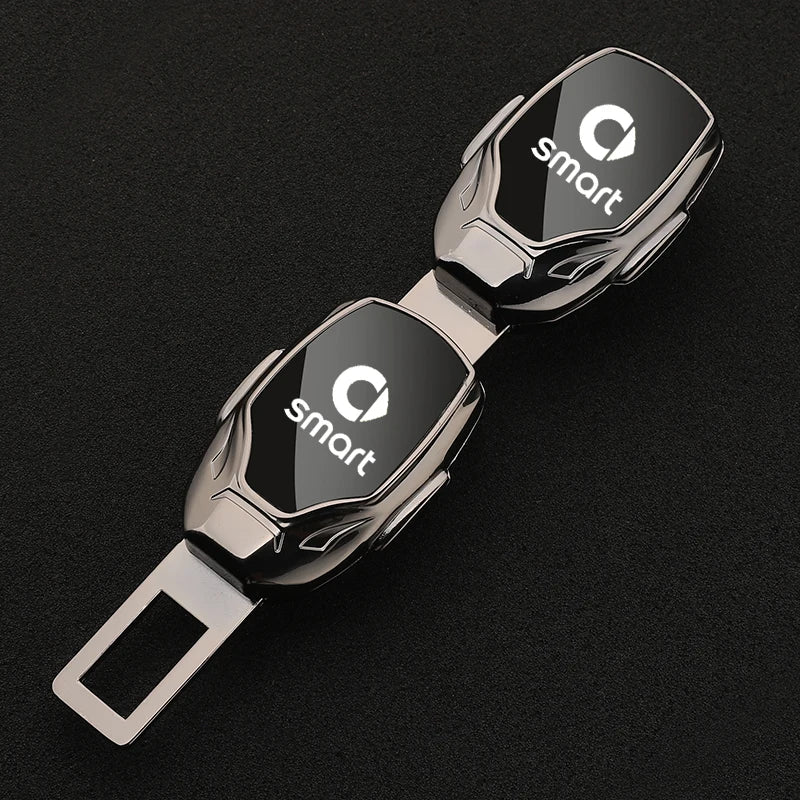 Car Seat Belt Metal Jewelry Seat Belt Accessory Extender for Smart 451 brabus Smart 453 fortwo forfour car Accessories