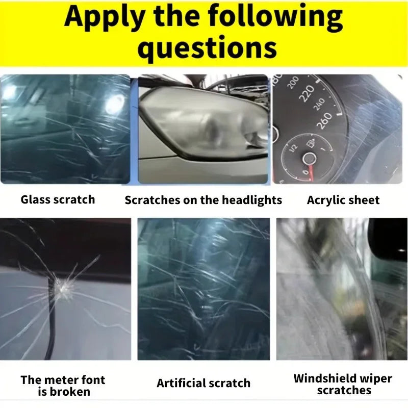 Good Glass Scratch Repair Resin - Glass Scratch Recovery Cream, Anti-Scratch and Wear Protection Lotion for Mirrors, No Polishin