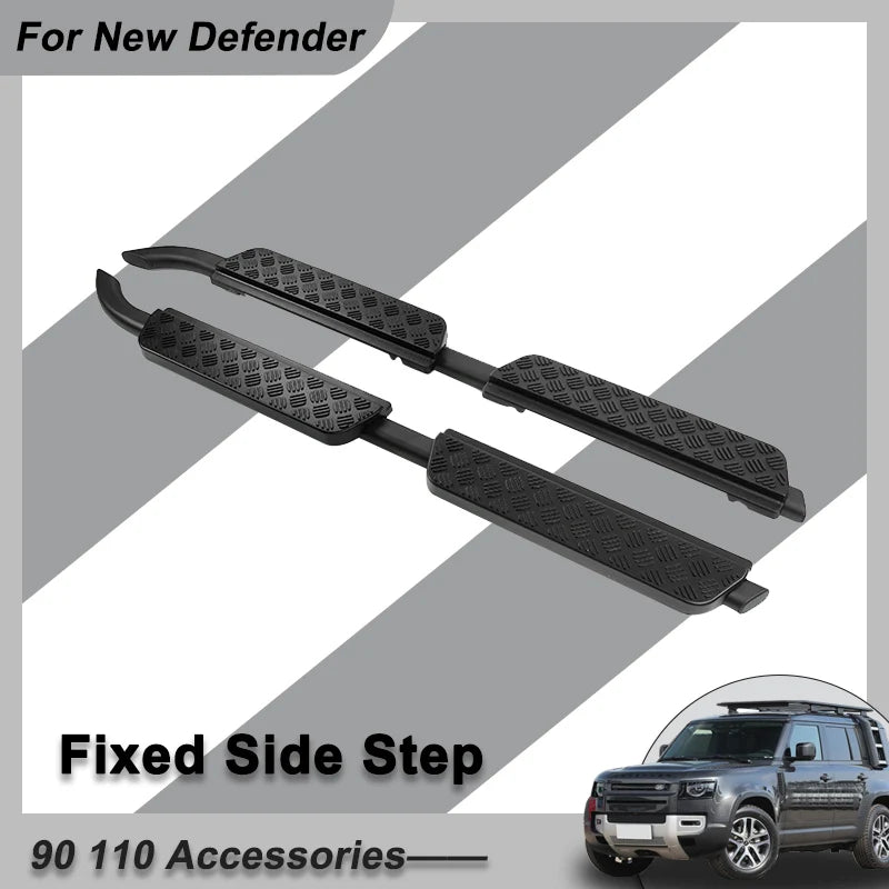 Exterior Parts Fixed Side Step for Land Rover Defender 110 2020-2025 Side Step Car Exterior Decoration Accessories
