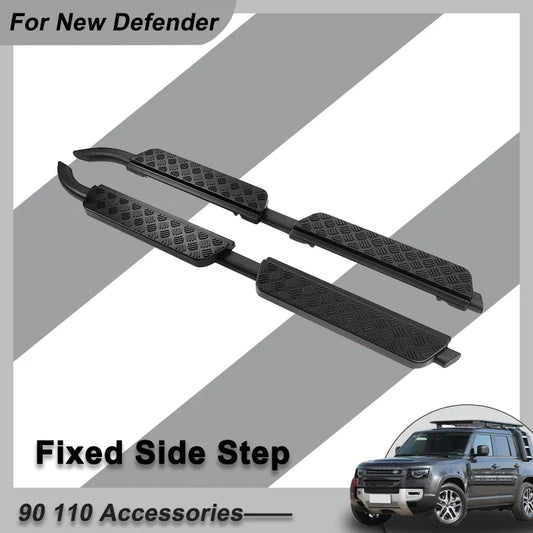 Exterior Parts Fixed Side Step for Land Rover Defender 110 2020-2025 Side Step Car Exterior Decoration Accessories
