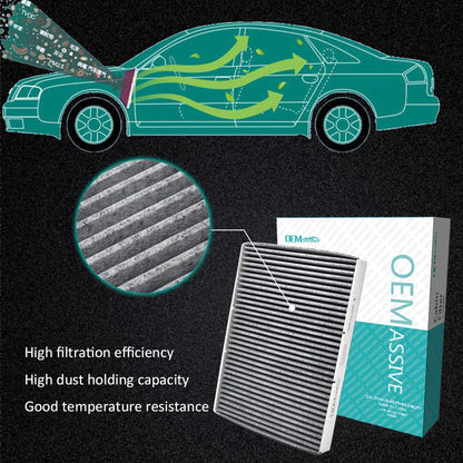 Car Pollen Cabin A/C Air Filter For Audi A3 8L 1996 - 2003 1.9 TDI 1896CC 1.6/1.8 L S3 Quattro APF APG ASV BAM BFQ AUM ASZ AUQ