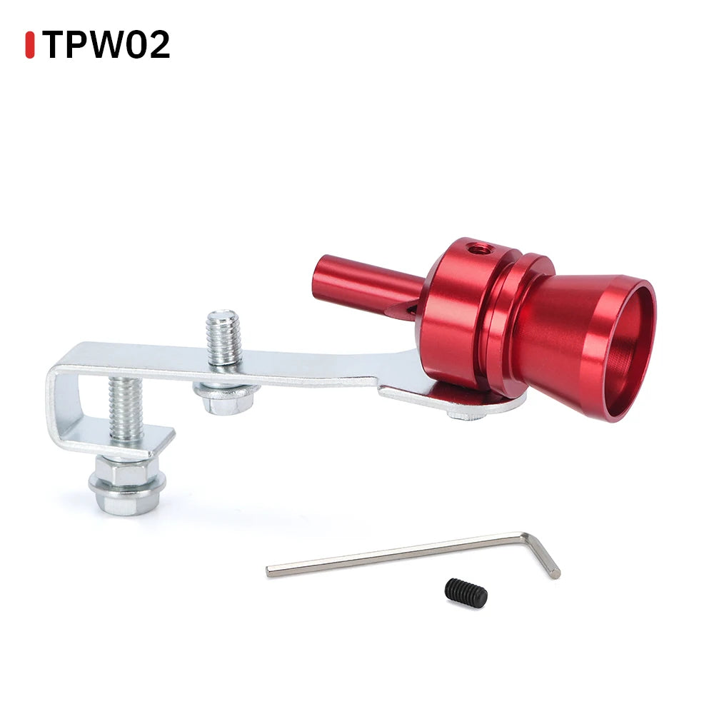S/M/L/XL Vehicle Refit Device Exhaust Pipe Turbo Sound Whistle Car Turbmuffler Universal Sound Simulator Car Turbo Sound Whistle
