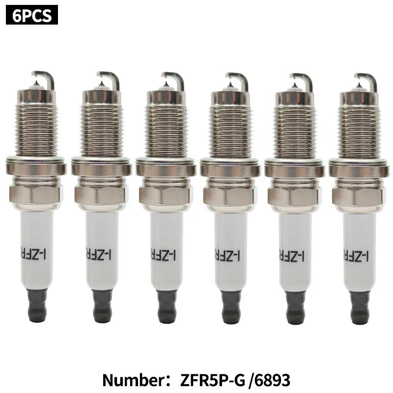 101 905 601B Candles Replace ZFR5P-G/6893 Dual Iridium Spark Plugs For Sagitar/Magotan/Jingrui/POLO/Bora/Golf/Mingrui
