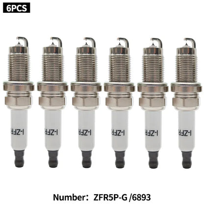 101 905 601B Candles Replace ZFR5P-G/6893 Dual Iridium Spark Plugs For Sagitar/Magotan/Jingrui/POLO/Bora/Golf/Mingrui