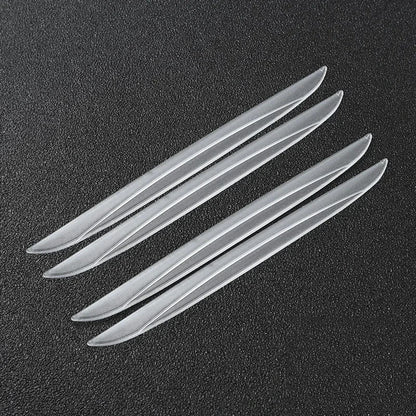 4/6PCS Set Universal Scrape Guard Bumper Guards Car Door Edge Protector Rearview Mirror Protection Sticker Protective Strip