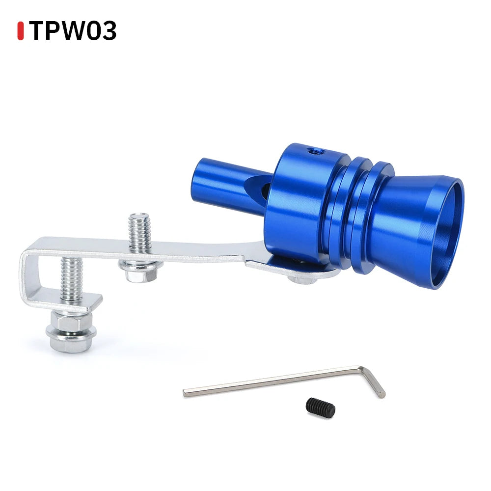 S/M/L/XL Vehicle Refit Device Exhaust Pipe Turbo Sound Whistle Car Turbmuffler Universal Sound Simulator Car Turbo Sound Whistle