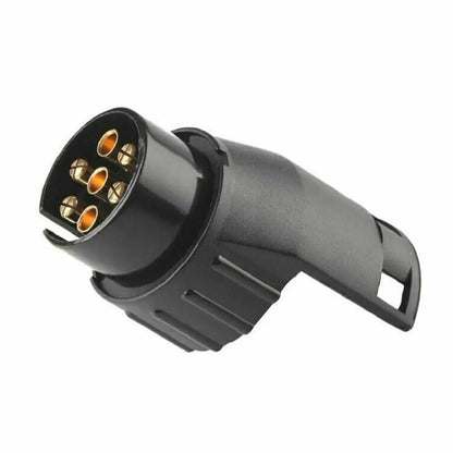 13 To 7 Pin Plug Adapter Trailer Connector Waterproof Plugs 12V Protect Towing Adapter Socket Connector Towbar Hand Tools