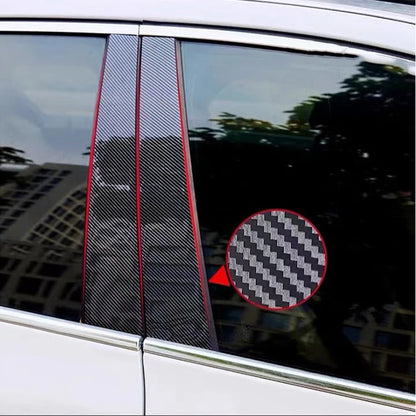 10Pcs Car Pillar Posts Door Window Trim Decal Cover for Mazda 3 Axela 2014 2015 2016 2017 2018 Exterior Parts BC Column Sticker