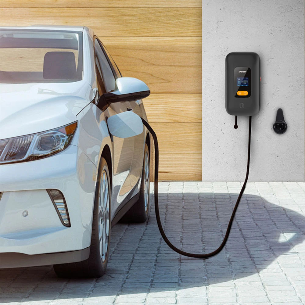 IPENGEN Type2 1 / 3Phase EV Wallbox 7.6KW / 22KW With WIFI APP Control EV Wallbox 11KW EV Wallbox Charging Station Electric Car