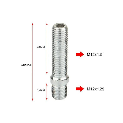 M12x1.25,M12x1.5,M14x1.25,M14x1.5 Extended Wheel Studs Conversion Tall Lug Bolts Screw Adapter Kit High Quality 1 Piece