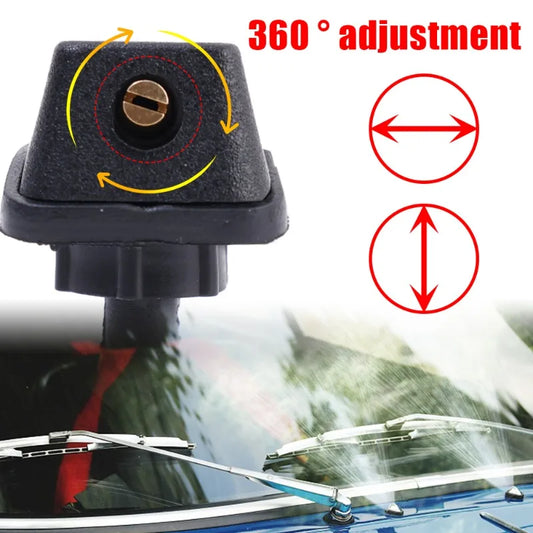 Car Front Wiper Nozzle Universal Automotive Front Windshield Wiper Arm Washer Car Water Spraying Head Replacement Accessories