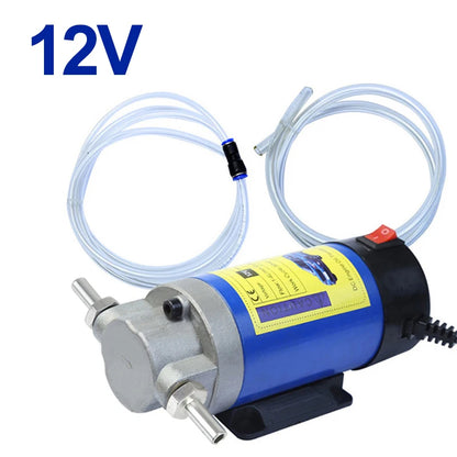 Portable 12V 100W Car Electric Oil Extractor Transfer Pum Oil/Crude Oil Fluid Suction Pump Fuel Engine Oil Extractor Siphon Tool